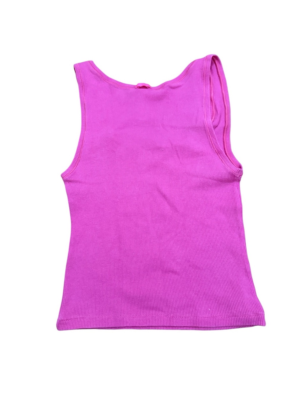 SKIMS Ribbed Tank Top — Hot Pink - Picture 2 of 3